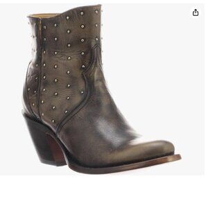 Lucchese Harley Women's Bootie Chocolate Brown